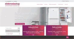 Desktop Screenshot of elektronixshop.sk