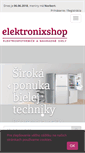 Mobile Screenshot of elektronixshop.sk